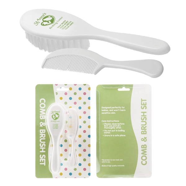 White color option for Baby Brush & Comb Set