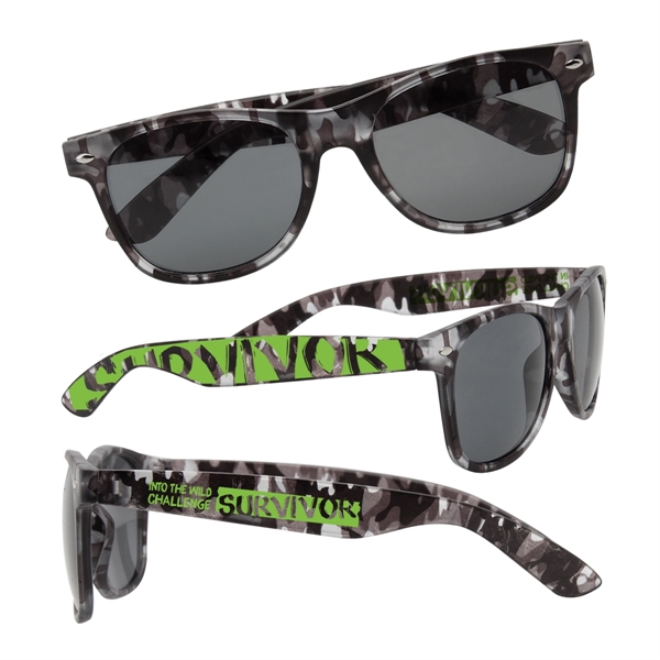 Black Camo color option for Camouflage Sunglasses