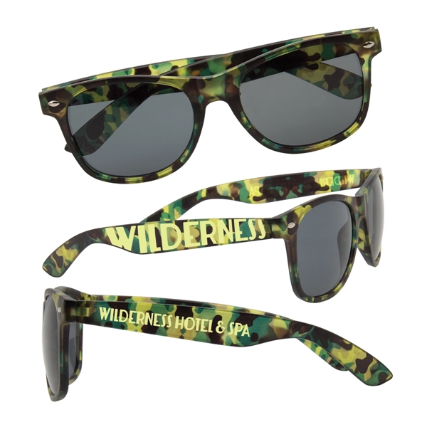Green Camo color option for Camouflage Sunglasses