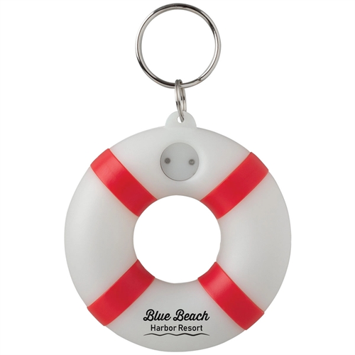 Main photo of Light Up Floating Lifesaver Keytag