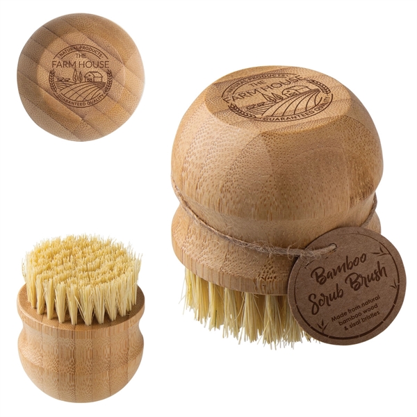 Brown color option for Bamboo Scrub Brush
