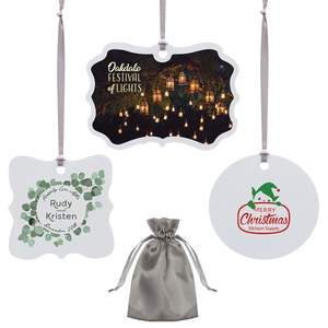 Photo of Metal Holiday Christmas Tree Ornament