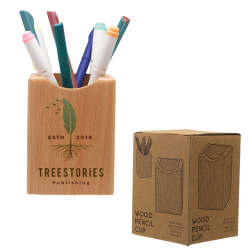 Main photo of Wood Pencil Cup