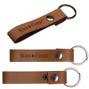 Photo of Leather Snap Keytag