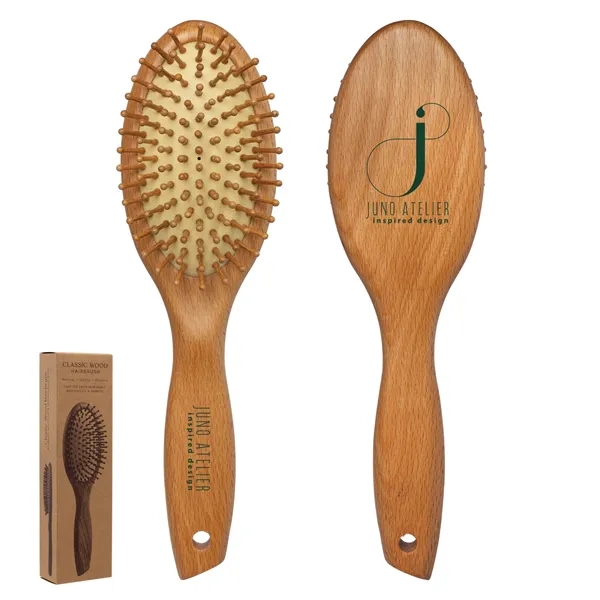 Brown color option for Classic Wood Hairbrush