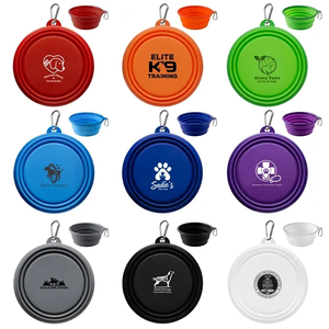 Photo of Large Collapsible Silicone Pet Bowl
