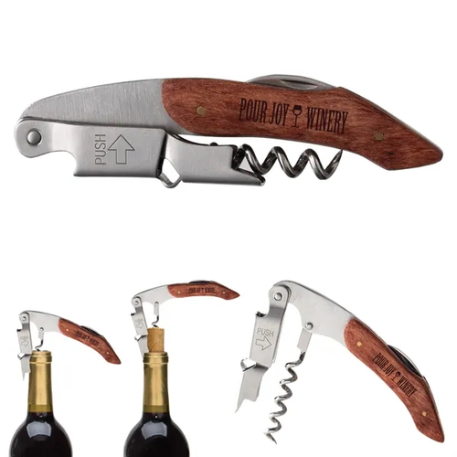 Main photo of Rosewood Double Hinged Waiter's Corkscrew