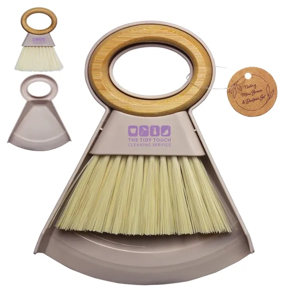 Beige color option for Nesting Mini Broom & Dustpan Set