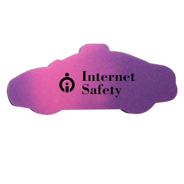 Purple To Pink color option for Mood Die Cut Eraser   Police Car