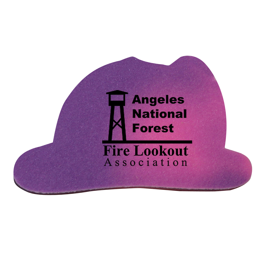 Purple To Pink color option for Mood Die Cut Eraser  Fire Helmet