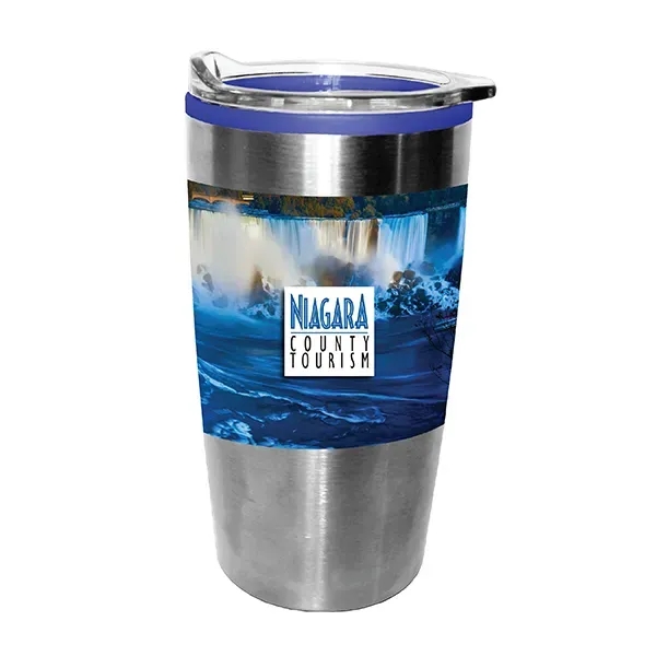 Blue color option for 20 Oz. Niagara Tumbler, Full Color Digital