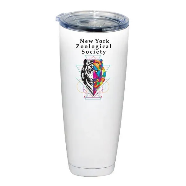 White color option for Halcyon® 18 Oz. Deco Tumbler, Full Color Digital
