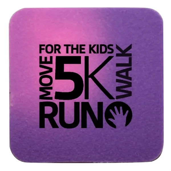 Purple To Pink color option for Mood Die Cut Eraser  Square