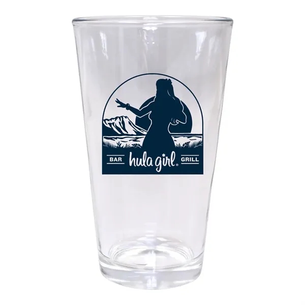 Clear color option for 16 Oz. Pint Glass