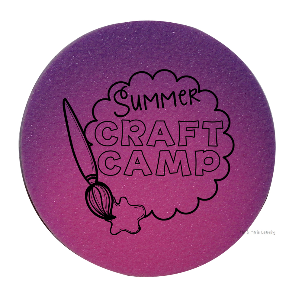 Purple To Pink color option for Mood Die Cut Eraser Circle