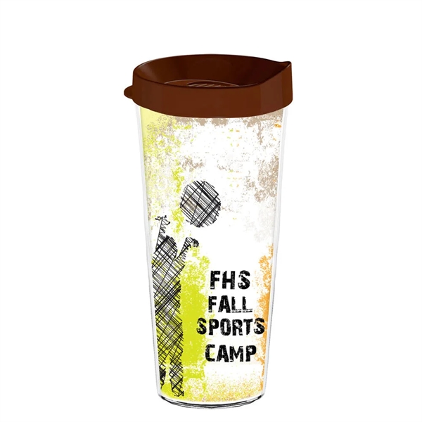 Mocha color option for 22 Oz. Karma Tumbler, Full Color Digital