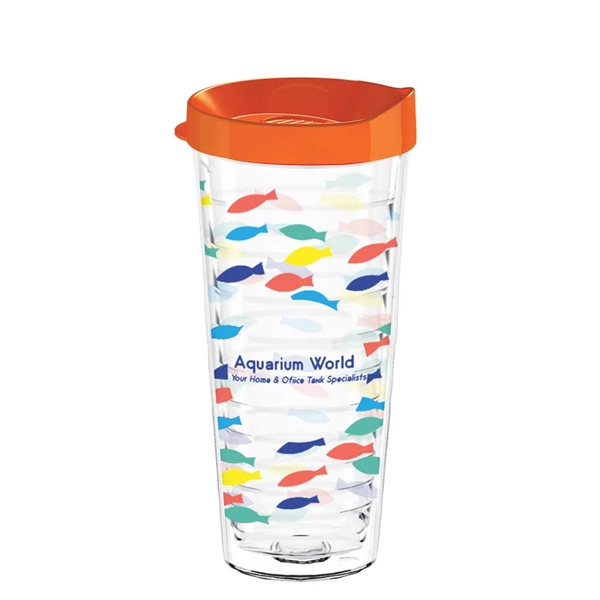 Orange color option for 22 Oz. Karma Tumbler, Full Color Digital