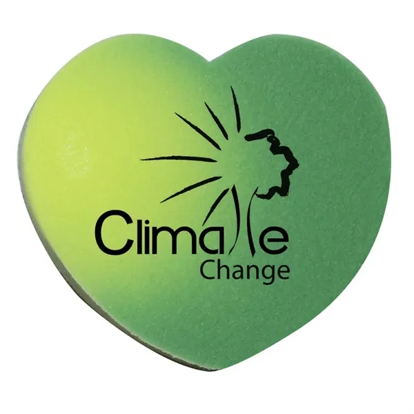 Green To Yellow color option for Mood Die Cut Eraser Heart