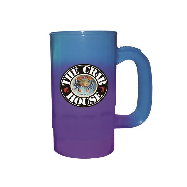 Blue To Purple color option for Mood™ 14 Oz. Beer Stein (2 Side), Full Color Digital