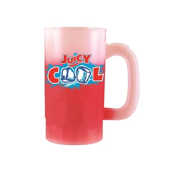 Frosted To Red color option for Mood™ 14 Oz. Beer Stein (2 Side), Full Color Digital