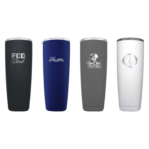 Gray color option for Halcyon® 18 Oz. Deco Tumbler, Laser, Premium