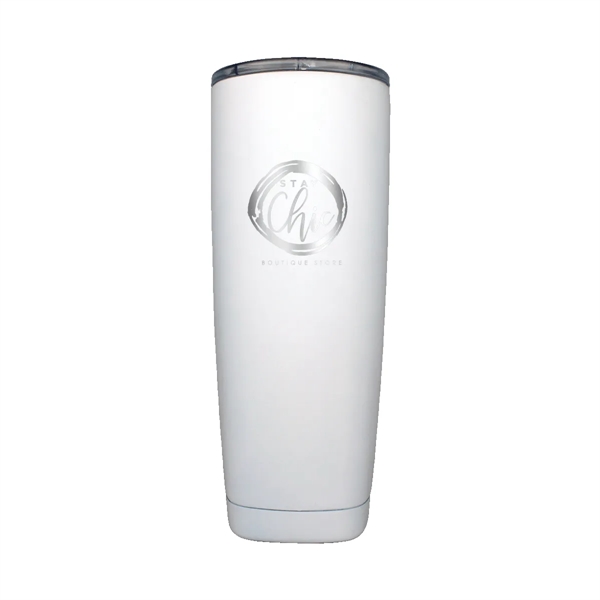 White color option for Halcyon® 18 Oz. Deco Tumbler, Laser, Premium