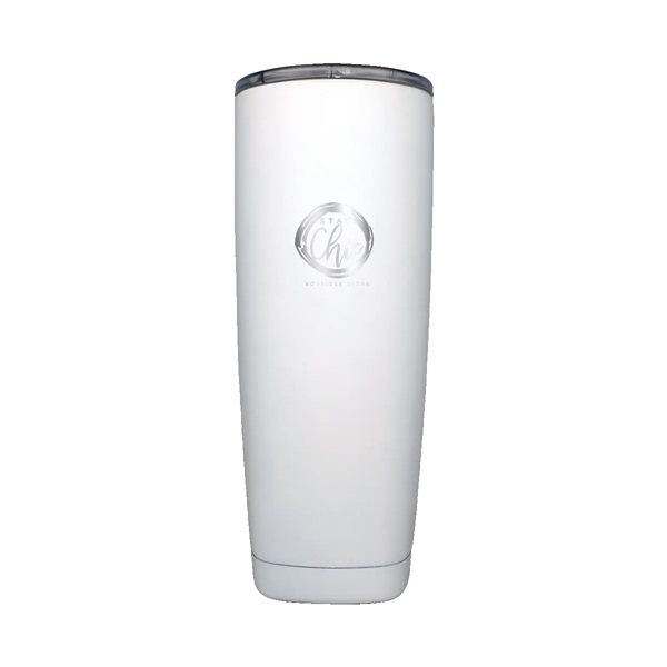 White color option for Halcyon® 18 Oz. Deco Tumbler, Laser, Standard