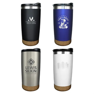 Photo of Halcyon® 20 Oz. Cork Bottom Tumbler, Laser Engraved, Large