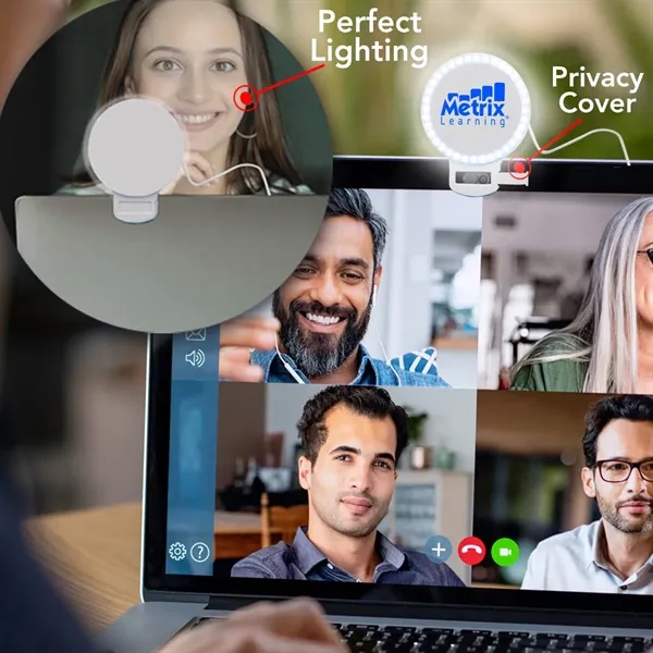 White color option for Computer Led Ring Light