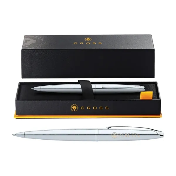 Extra color option for Cross® Atx Pure Chrome Ballpoint Pen, Laser Engraved