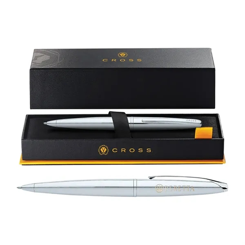 Main photo of Cross® Atx Pure Chrome Ballpoint Pen, Laser Engraved