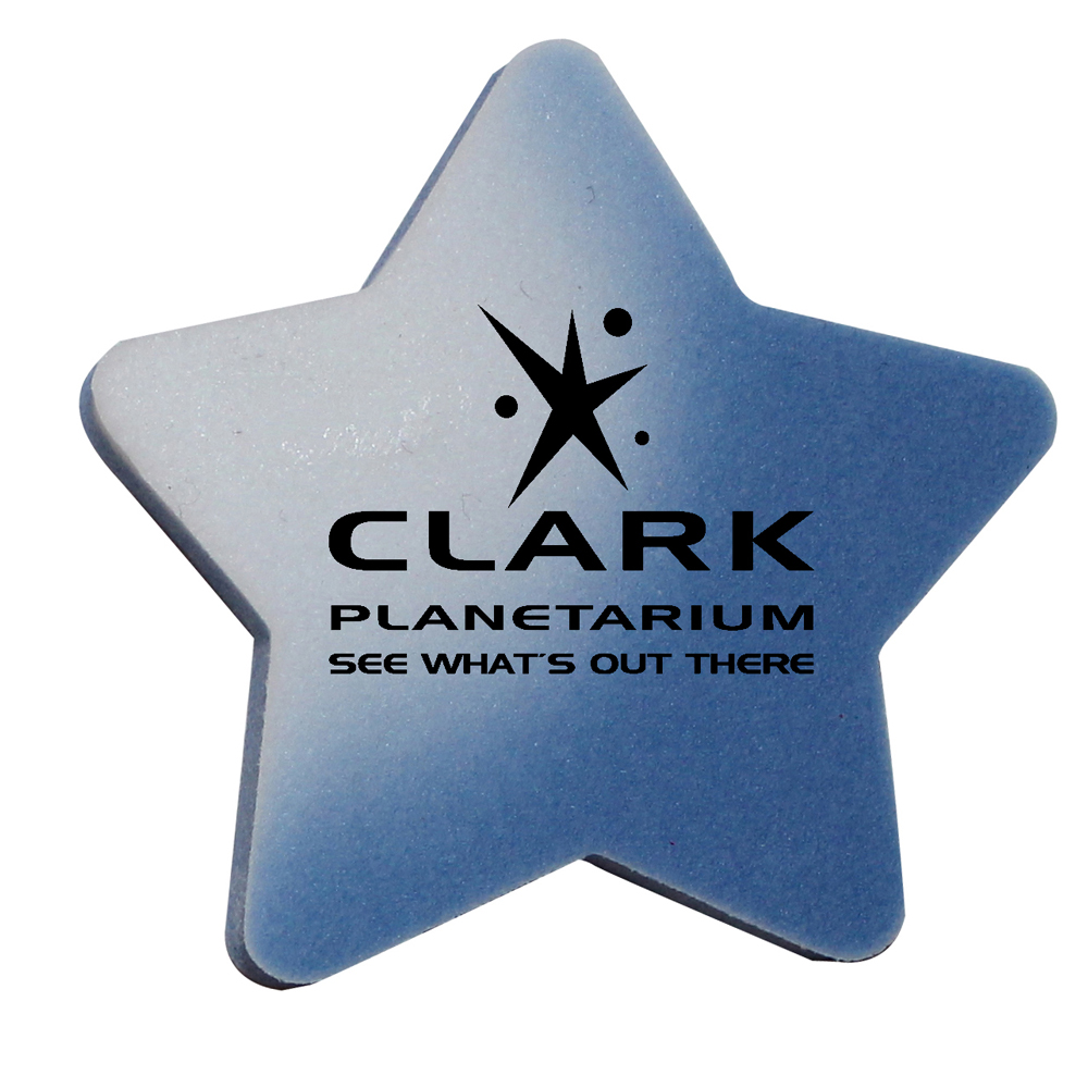 Blue To White color option for Mood Die Cut Eraser Star