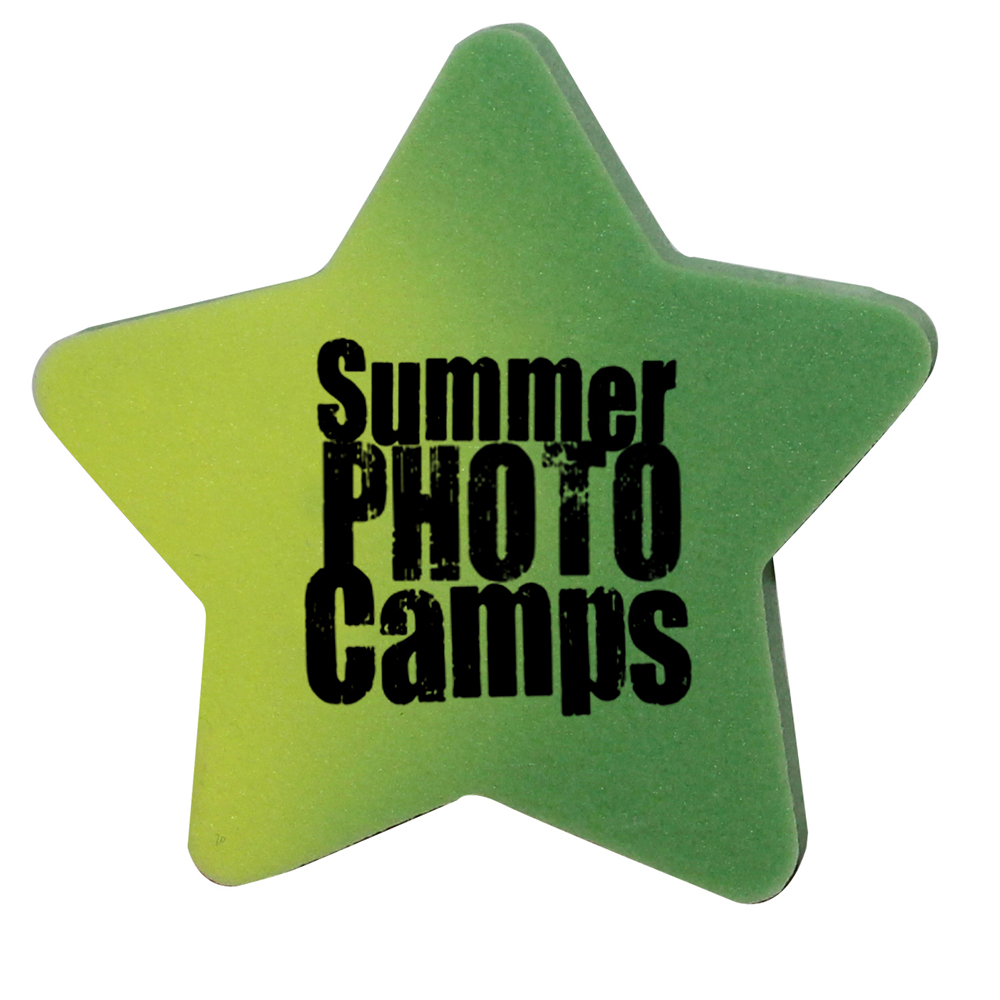 Green To Yellow color option for Mood Die Cut Eraser Star