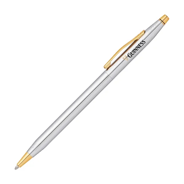 Chrome With Gold color option for Cross® Classic Century Ballpoint Pen With 23kt Gold Plated
