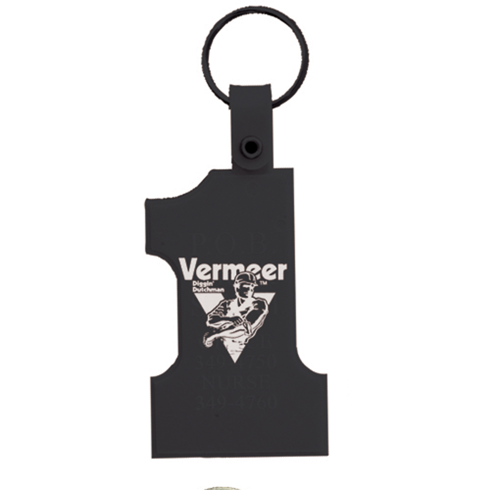 Black color option for Number One Key Tag