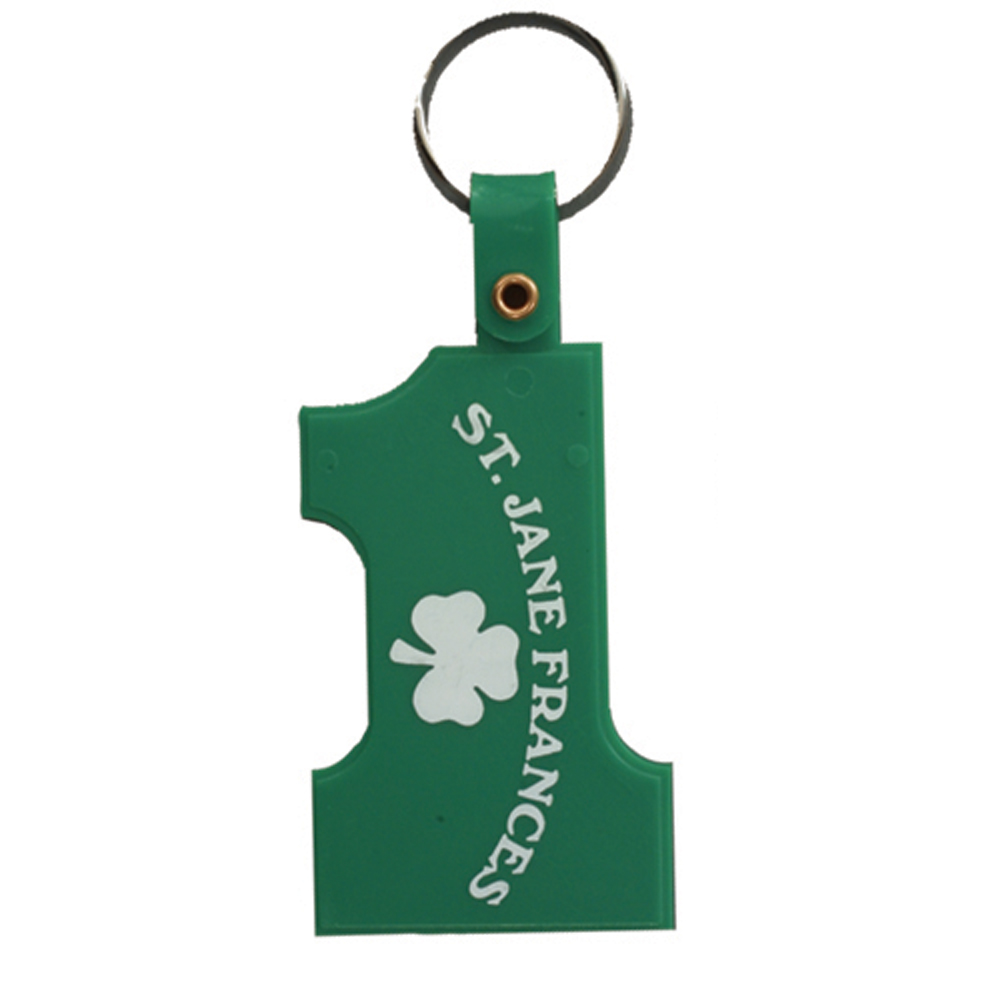 Green color option for Number One Key Tag