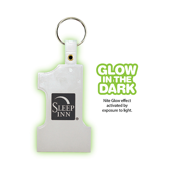 Nite Glow color option for Number One Key Tag