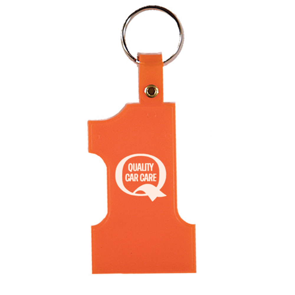 Orange color option for Number One Key Tag