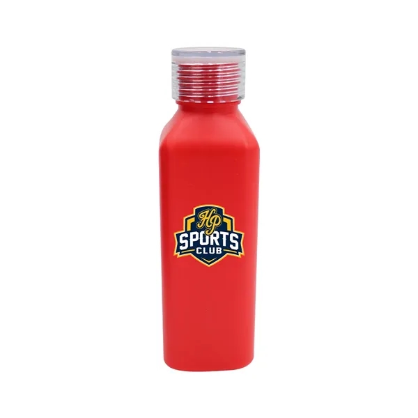 Red color option for 24 Oz. Classic Edge Bottle With Standard Lid, Full Color Dig