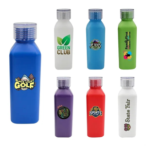 Photo of 24 Oz. Classic Edge Bottle With Standard Lid, Full Color Dig