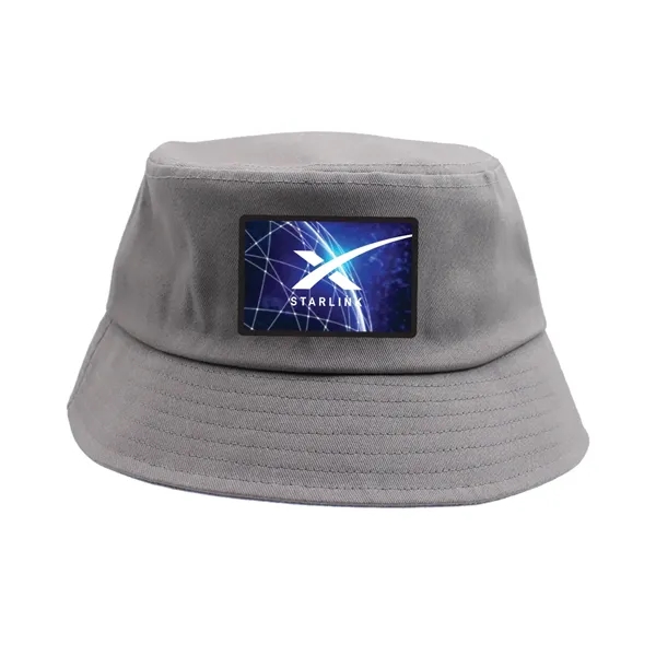 Gray color option for Seeker Bucket Hat, Patch   Full Color Digital