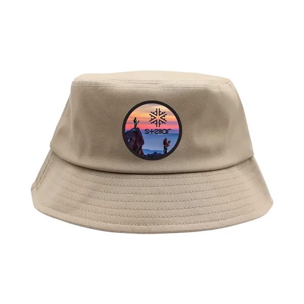 Khaki color option for Seeker Bucket Hat, Patch   Full Color Digital