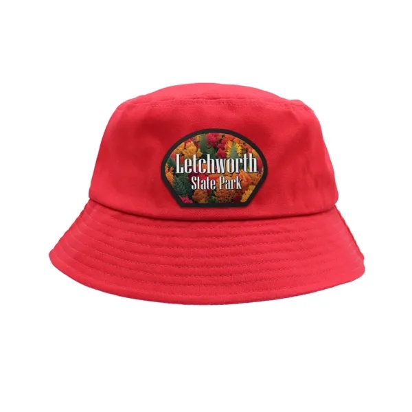 Red color option for Seeker Bucket Hat, Patch   Full Color Digital