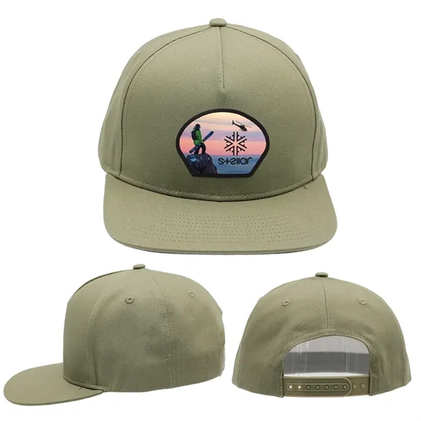 Army Green color option for The '67 Snapback, Patch   Full Color Digital