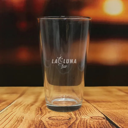 Main photo of 16 Oz. Pint Glass, Laser, Standard