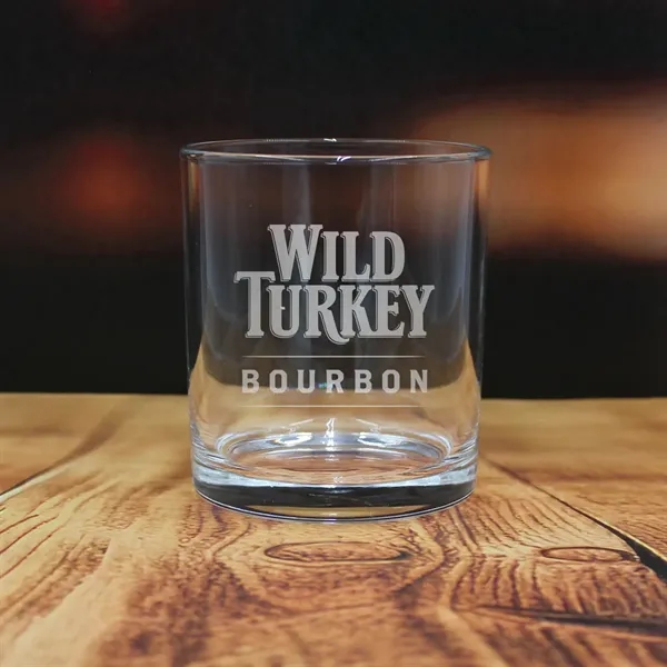 Clear color option for 10 Oz. Rocks Glass, Laser Premium