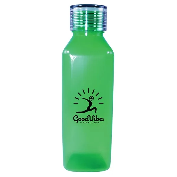 Transparent Green color option for 24 Oz. Classic Edge Bottle With Standard Lid