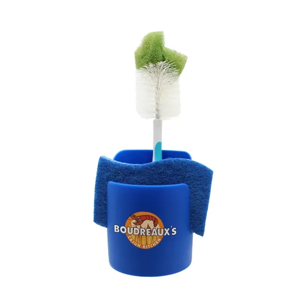 Blue color option for Recycled Kitchen Organizer, Full Color Digital