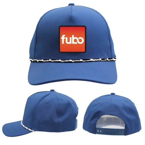 Blue color option for Performance Rope Hat, Patch   Full Color Digital