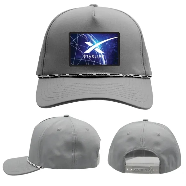 Gray color option for Performance Rope Hat, Patch   Full Color Digital
